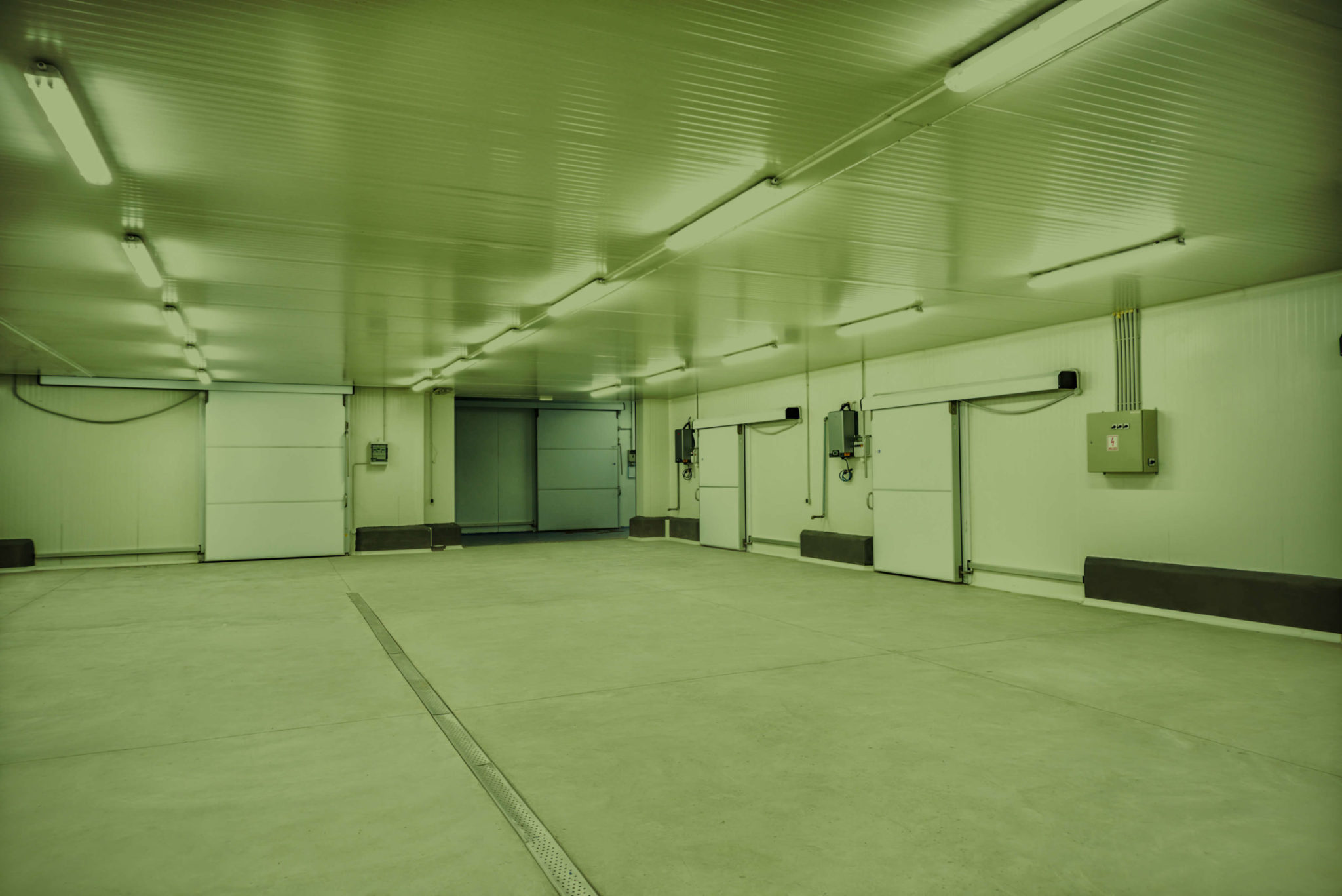 Interior cold storage facility